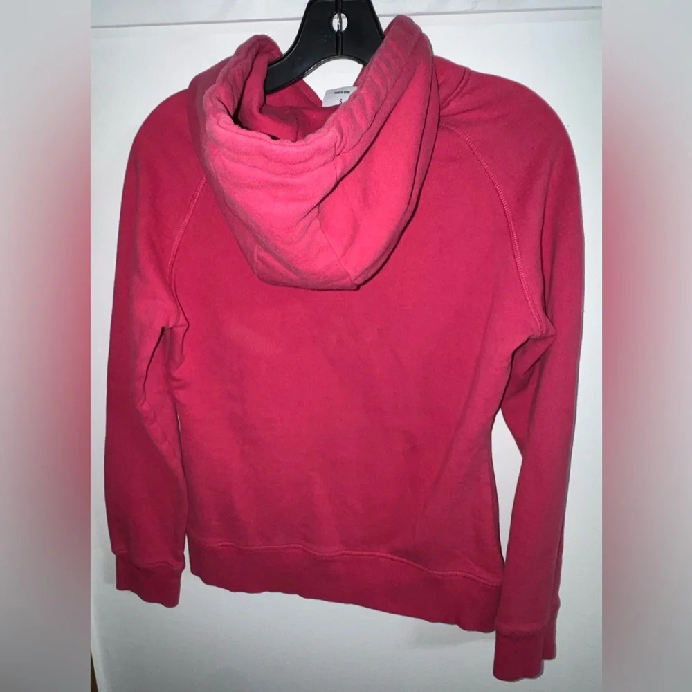 Gymshark Women's Raspberry Pink Logo Hoodie - Picture 3 of 4